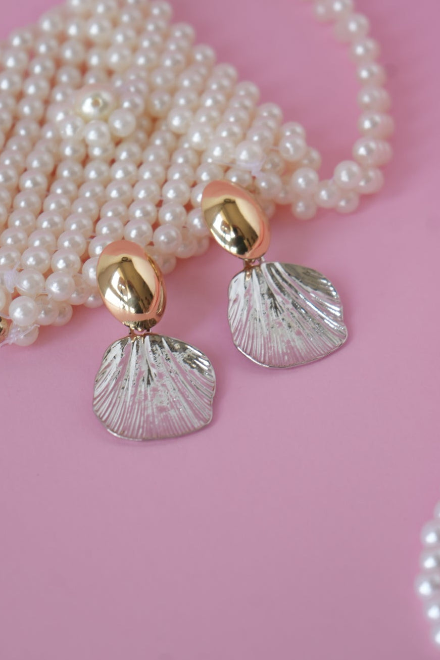 Two-Toned shell Earring