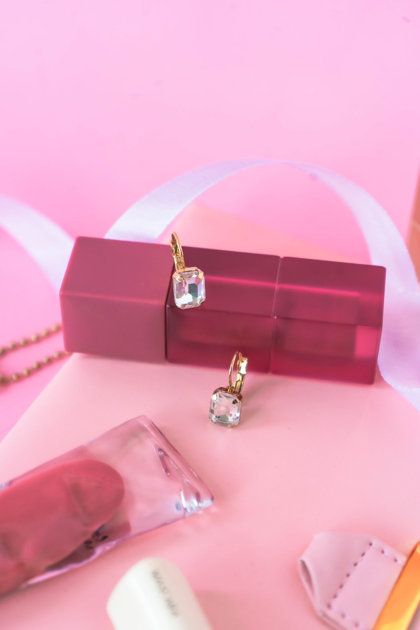 Rectangle Drop Earrings