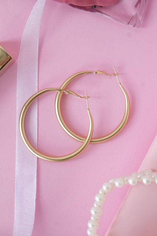 Classic Gold Hoop Earrings