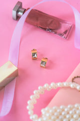 Rectangle Stud Earrings