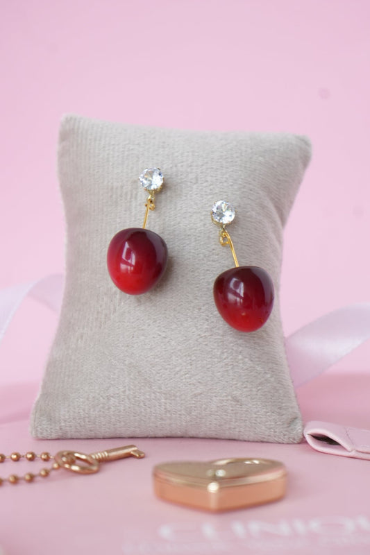 Cherry Drop Earrings