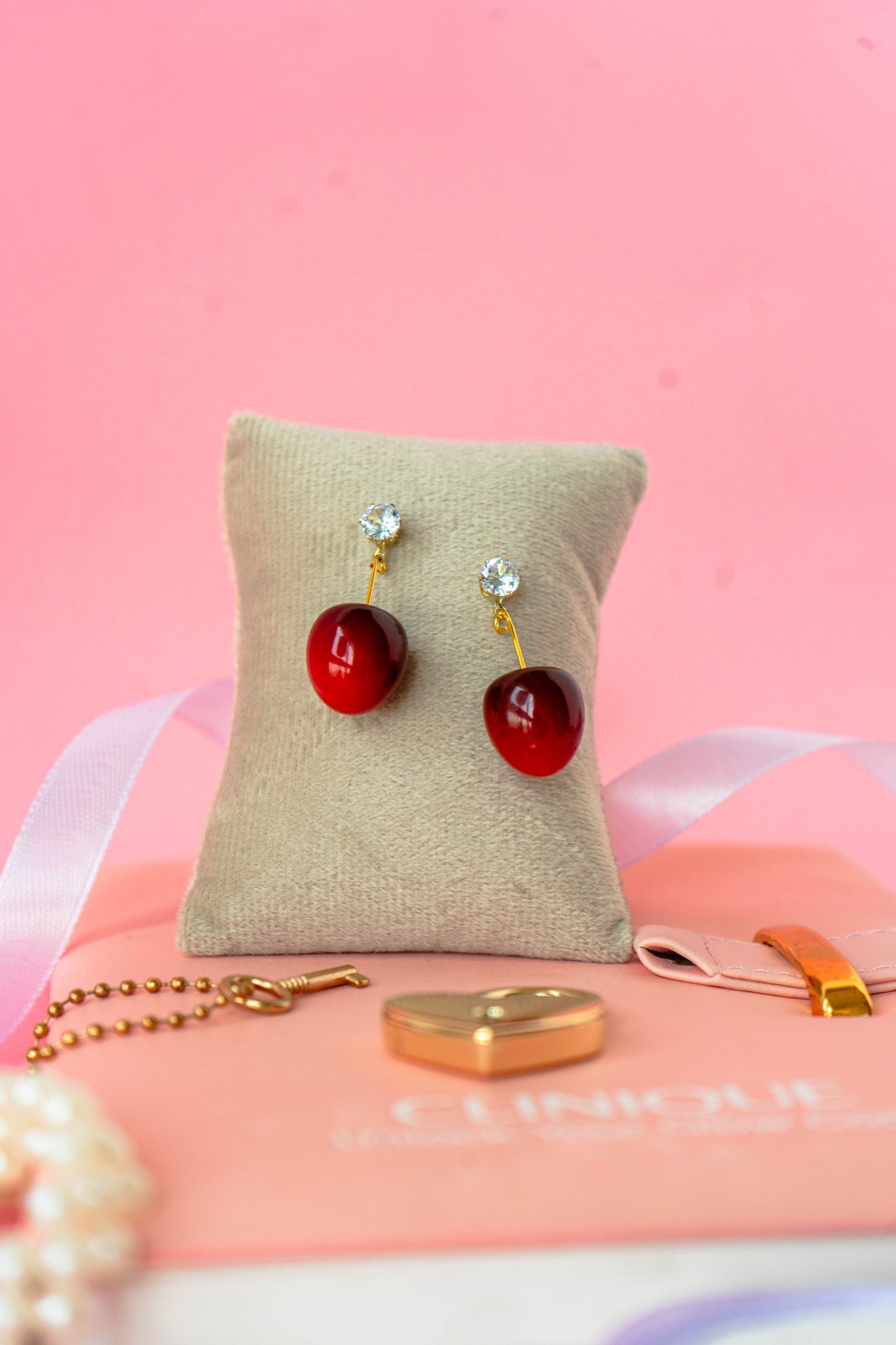 Cherry Drop Earrings