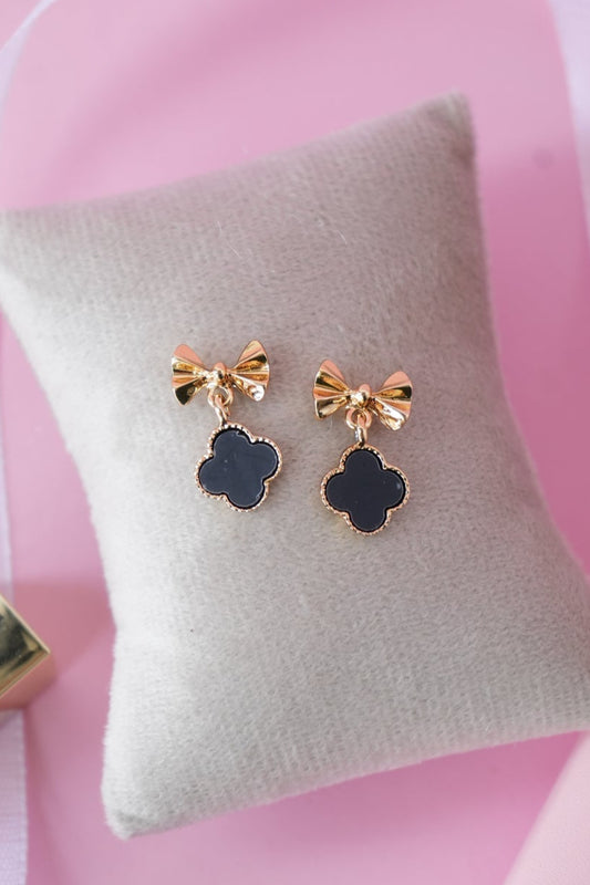 Clover & Bow Earrings