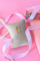 Gold-Toned Stud Earring Set