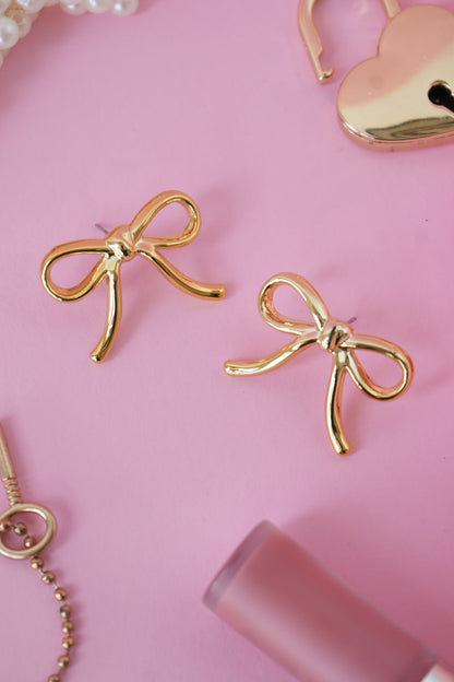 Ribbon Stud Earrings