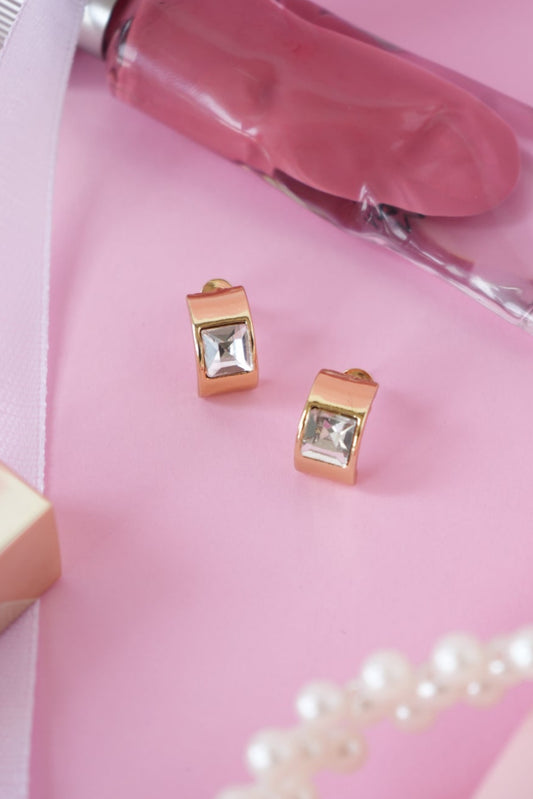 Rectangle Stud Earrings