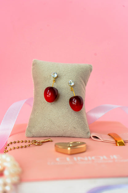Cherry Drop Earrings