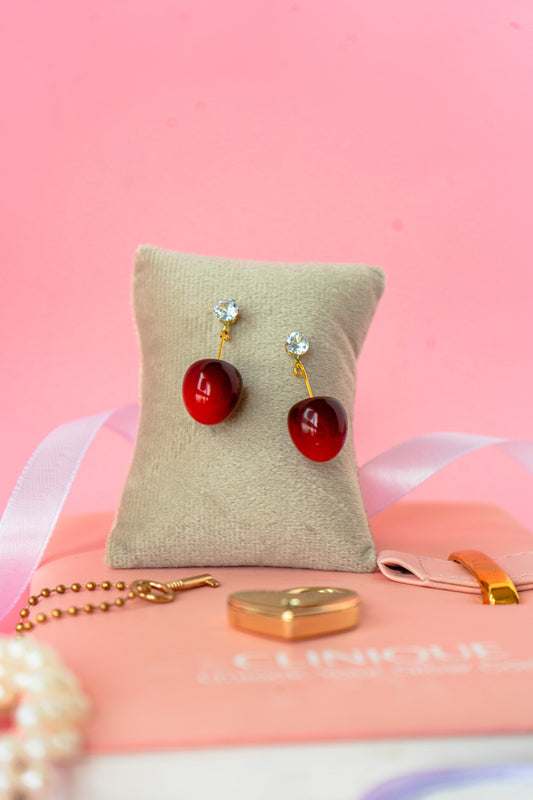 Cherry Drop Earrings
