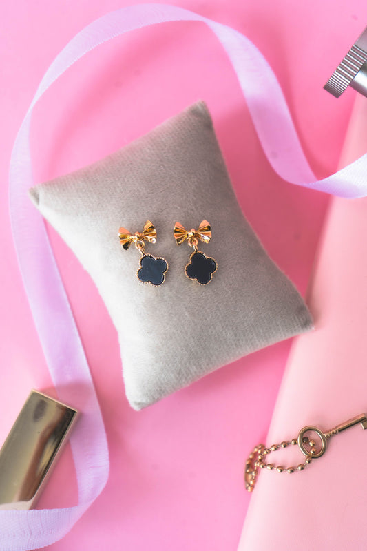 Clover & Bow Earrings