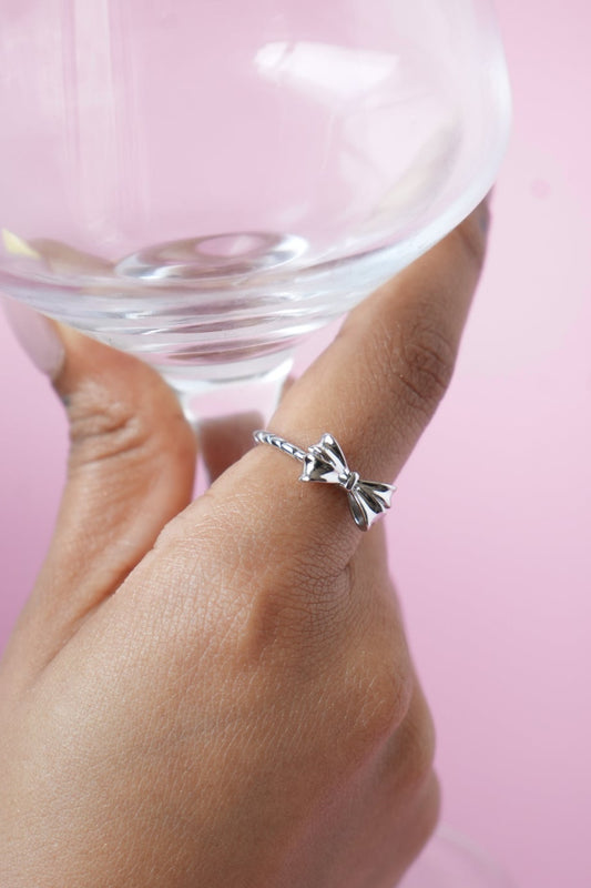 Silver Bow Ring