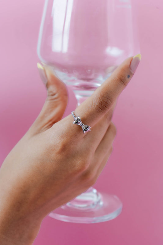 Silver Bow Ring