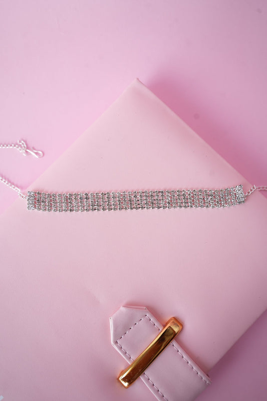 Multi-Row Crystal Bracelet